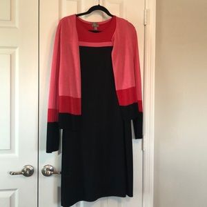 J. Jill dress with sweater